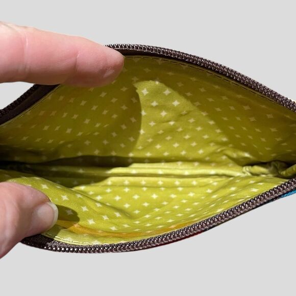 Fossil Wristlet Vintage Floral Leather EUC - Picture 6 of 6